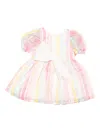 Hucklebones London Puff-sleeves Bodice Dress And Bloomers In Multi