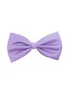 Hucklebones London Twill Bow Hairclip In Purple