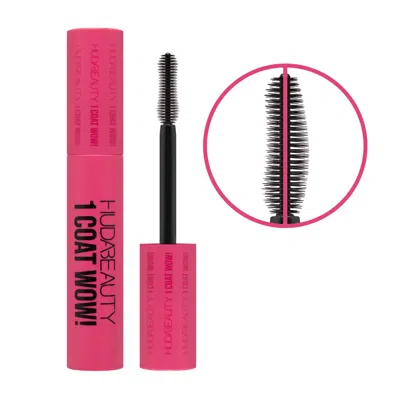 Huda Beauty 1 Coat Wow! Extra Volumizing And Lifting Mascara In White