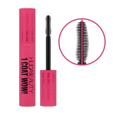 Huda Beauty 1 Coat Wow! Extra Volumizing And Lifting Mascara Very Vanta .33 Fl Oz. / 10 ml In White