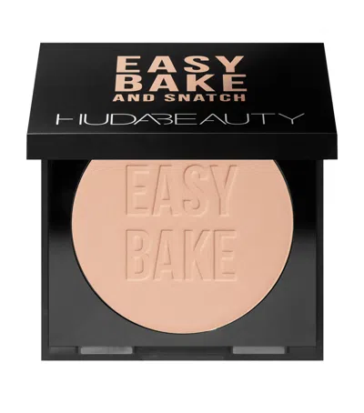 Huda Beauty Easy Bake And Snatch Pressed Brightening And Setting Powder In Cupcake