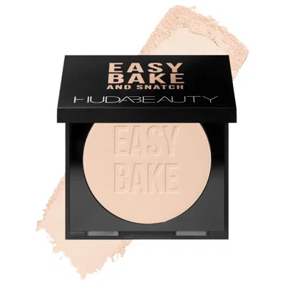 Huda Beauty Easy Bake And Snatch Pressed Talc-free Brightening And Setting Powder Cupcake .29 oz In White