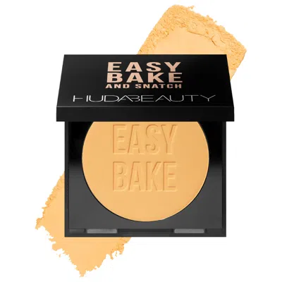Huda Beauty Easy Bake And Snatch Pressed Talc-free Brightening And Setting Powder Kunafa .29 oz In White