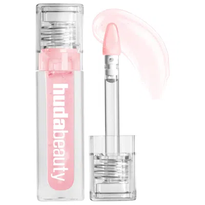 Huda Beauty Faux Filler Ultra-hydrating Tinted Jelly Lip Oil Juicy Pink Lady 0.13 Oz/3.9 ml