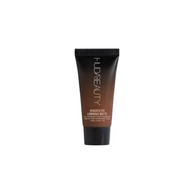 Huda Beauty Fauxfilter Mini Luminous Matte Liquid Foundation 550r Hot Fudge In Hot Fudge 550r