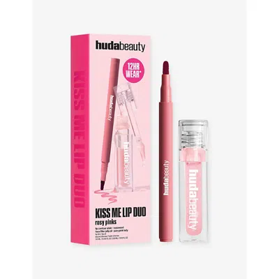 Huda Beauty Kiss Me Rosy Lip Duo
