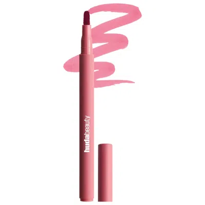 Huda Beauty Lip Contour Lip Stain For 12-hour Wear Rosewood 0.03 Oz/1 ml