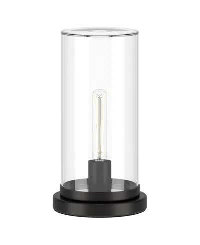 Hudson & Canal 13" Metal Perabo Tall Uplight Mini Lamp In Blackened Bronze