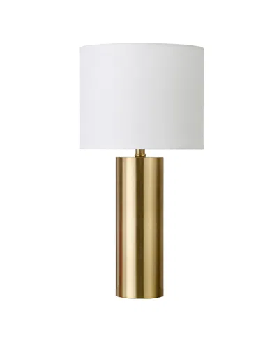 Hudson & Canal 16" Metal York Mini Lamp In Brass
