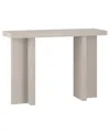 Hudson & Canal 42" Dimitra Wide Rectangular Console Table In Alder White