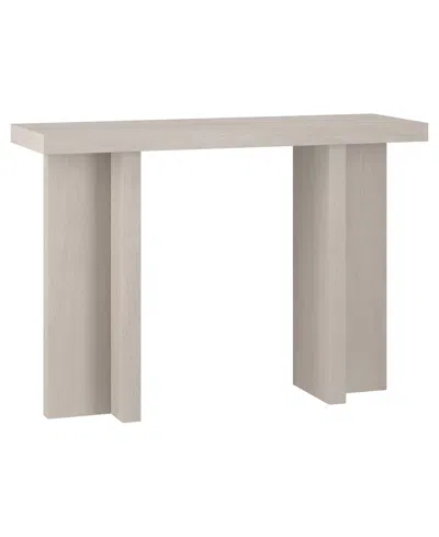 Hudson & Canal 42" Dimitra Wide Rectangular Console Table In Alder White