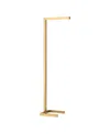 Hudson & Canal 52" Metal Malin Tall Integrated Led Floor Lamp In Brass