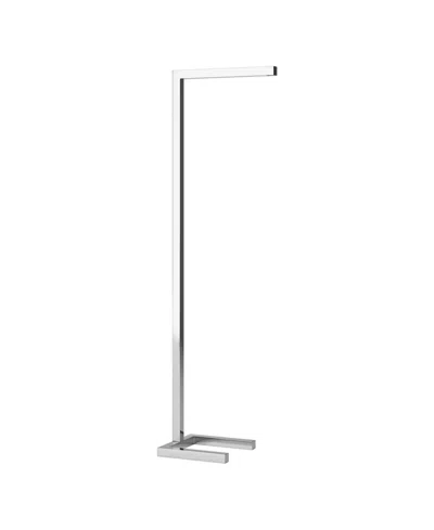 Hudson & Canal 52" Metal Malin Tall Integrated Led Floor Lamp In Polished Nickel