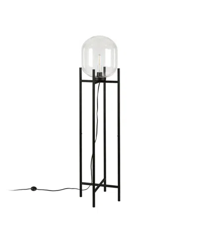 Hudson & Canal 55" Metal Edison Tall Floor Lamp In Blackened Bronze