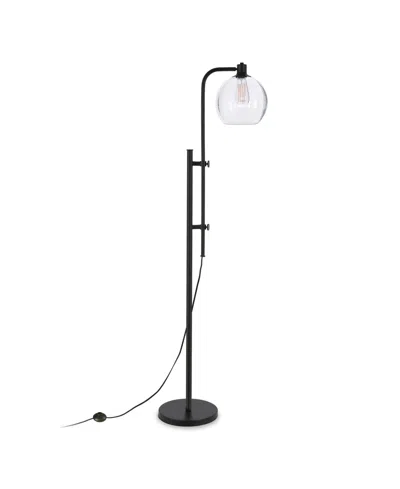 Hudson & Canal 68" Metal Antho Height-adjustable Floor Lamp In Blackened Bronze