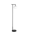 Hudson & Canal 68" Metal Blume Tall Arc Floor Lamp In Blackened Bronze