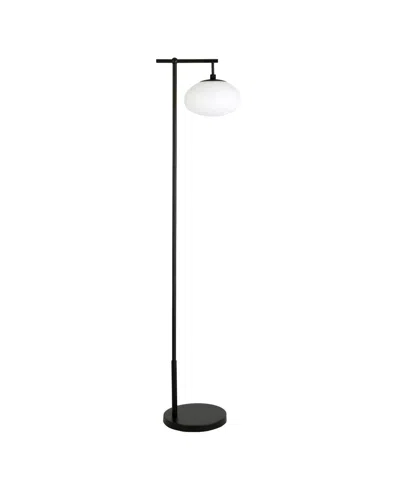 Hudson & Canal 68" Metal Blume Tall Arc Floor Lamp In Blackened Bronze