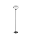 Hudson & Canal 68.5" Metal Cieonna Globe & Stem Floor Lamp In Blackened Bronze