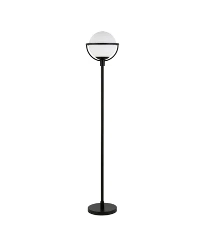 Hudson & Canal 68.5" Metal Cieonna Globe & Stem Floor Lamp In Blackened Bronze