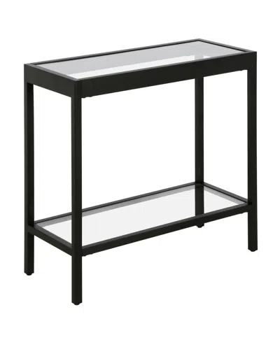 Hudson & Canal Alexis 24" Wide Rectangular Side Table In Black