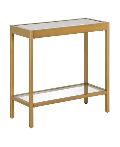 Hudson & Canal Alexis 24" Wide Rectangular Side Table In Gold
