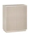 Hudson & Canal Alston 28" Wide Rectangular Accent Cabinet In Alder White In Alder White