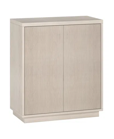 Hudson & Canal Alston 28" Wide Rectangular Accent Cabinet In Alder White In Neutral