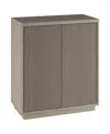 Hudson & Canal Alston 28" Wide Rectangular Accent Cabinet In Antiqued Gray Oak In Antiqued Gray Oak