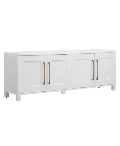 Hudson & Canal Chabot Rectangular Tv Stand For Tv's Up To 75" In White