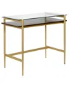 Hudson & Canal Eaton 36" Desk With Shelf