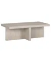 Hudson & Canal Elna 44" Wide Rectangular Coffee Table In Alder White In Alder White