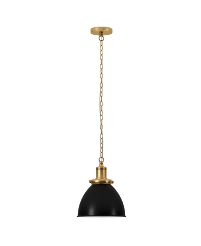 Hudson & Canal Elodie 12" Metal Pendant With Metal Shade