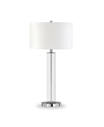 Hudson & Canal Harlow Table Lamp In Silver-tone