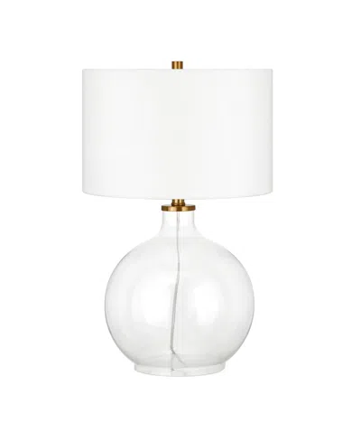 Hudson & Canal Laelia Table Lamp In Clear Glass,brass