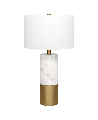 Hudson & Canal Liana 23.75" Metal Table Lamp With Fabric Shade