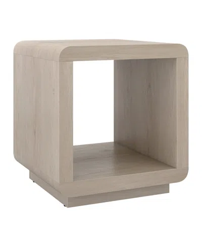 Hudson & Canal Lonni 20" Wide Square Side Table In Neutral
