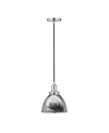 Hudson & Canal Madison 8" Metal Shade Wide Pendant In Polished Nickel