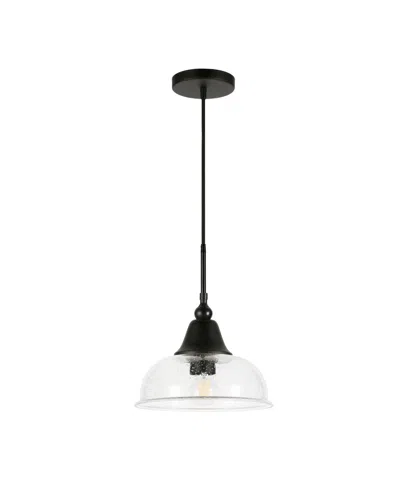 Hudson & Canal Magnolia 10" Wide Metal Pendant In Brown