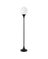 Hudson & Canal Mahdi 70" Metal Torchiere Floor Lamp With Glass Shade