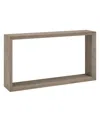 Hudson & Canal Osmond 55" Wide Rectangular Console Table In Antiqued Gray Oak In Antiqued Gray Oak