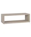 Hudson & Canal Osmond 58" Wide Rectangular Coffee Table In Alder White In Alder White