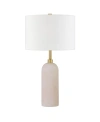 HUDSON & CANAL RAMONA 22" TALL CERAMIC TABLE LAMP WITH LINEN SHADE