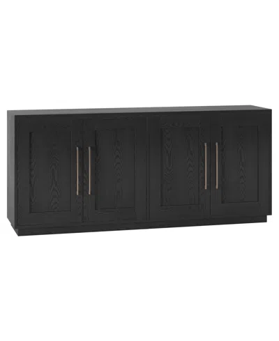 Hudson & Canal Tillman 68" Rectangular Buffet Table In Black
