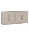 Hudson & Canal Tillman 68" Rectangular Buffet Table In Gray