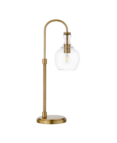 Hudson & Canal Verona 27" Metal Tall Arc Table Lamp In Gold