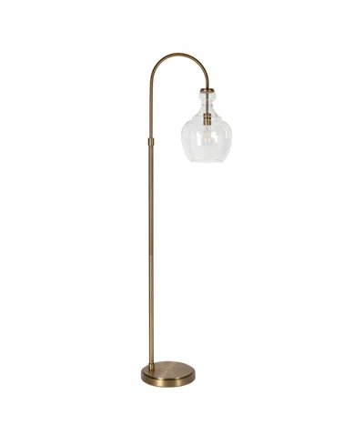 Hudson & Canal Verona 70" Metal Arc Floor Lamp In Gold