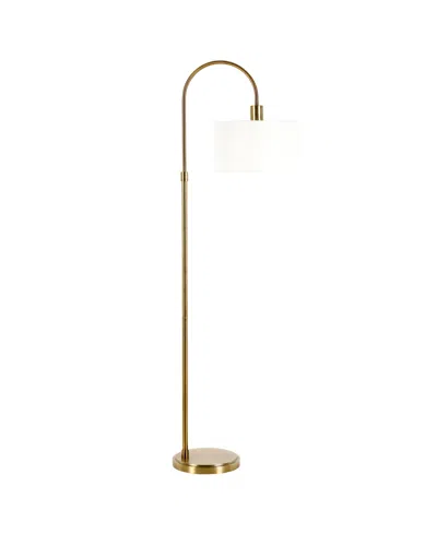 Hudson & Canal Veronica Arc Floor Lamp In Brass