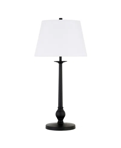Hudson & Canal Wilmer 28" Metal Tall Table Lamp In Brown