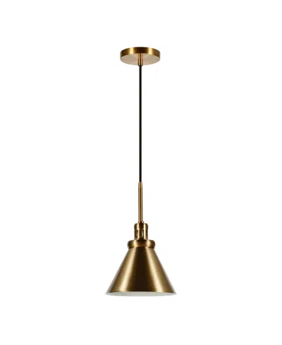 Hudson & Canal Zeno Pendant In Brass