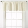 Hudson & Main Audrey Rod Pocket Scallop Valance In Sand